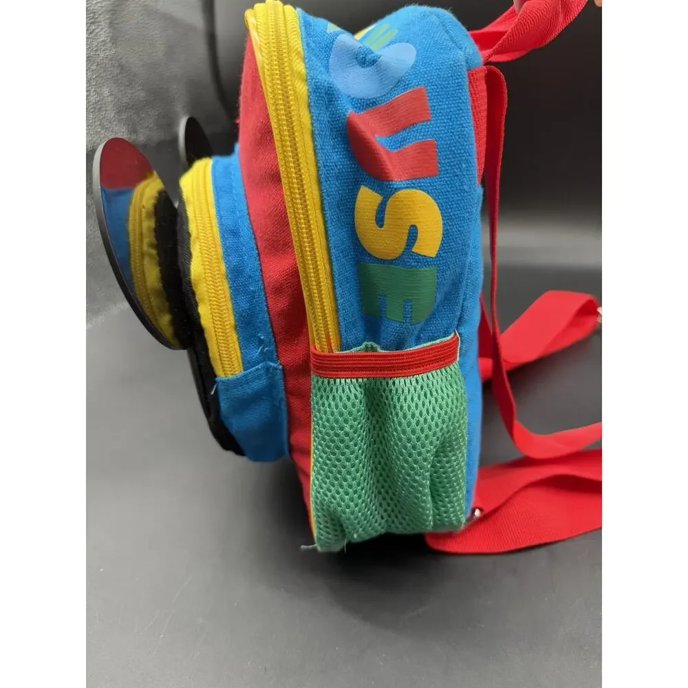 Disney Mickey Mouse Kids Mini Backpack 3D Face Ears Red Blue Target 2021